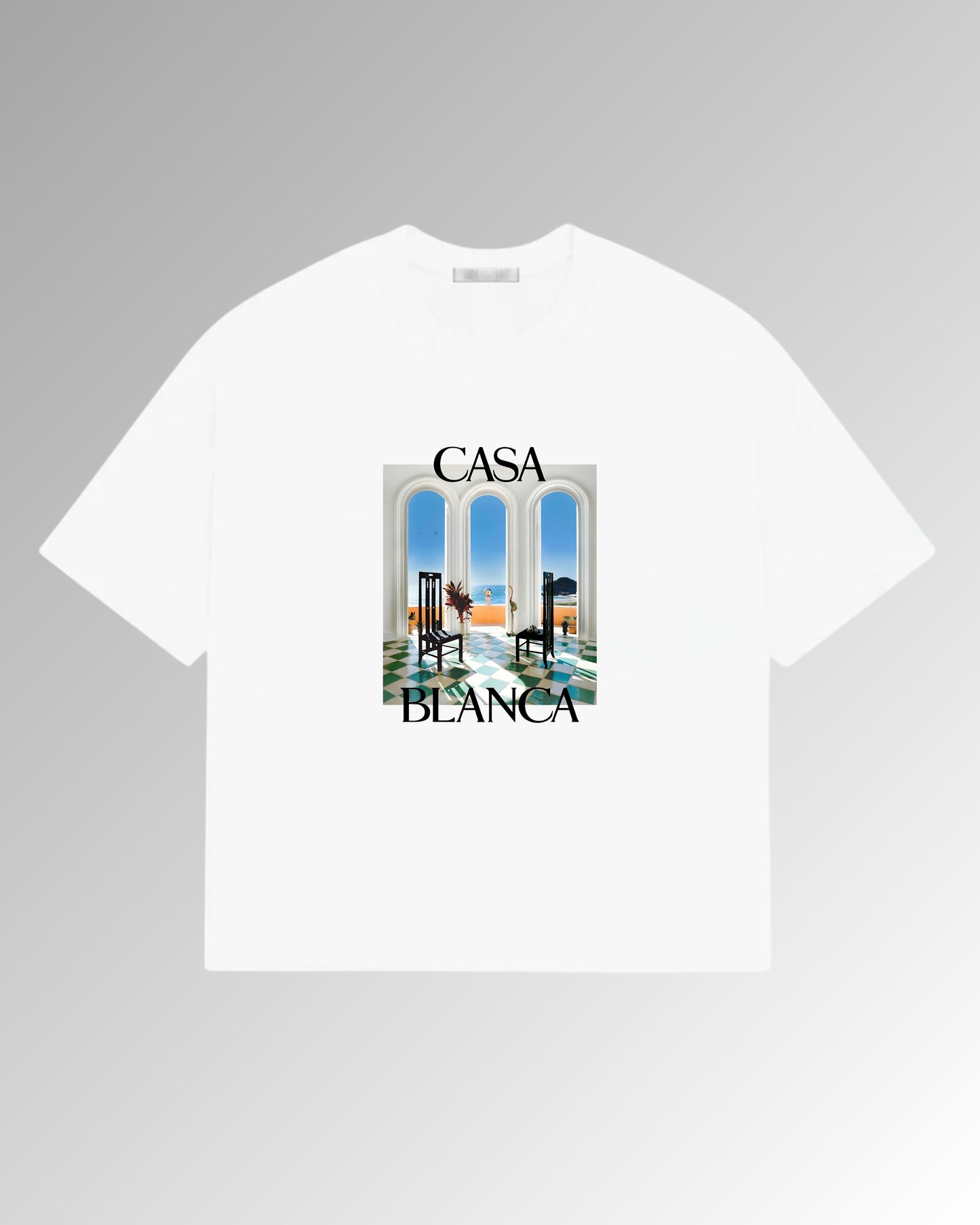 CASA BLANCA - Drop Shoulder T-shirt