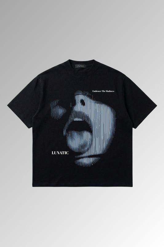LUNATIC - Black Oversized Tshirt