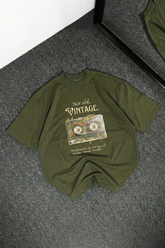 Not Old, VINTAGE - Drop Shoulder T-shirt