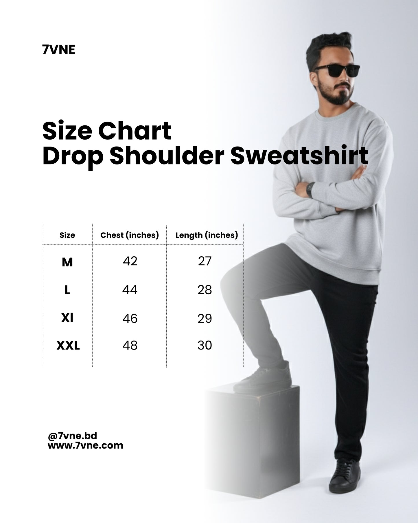 Solid Premium Oversized Sweatshirt - Grey Melange