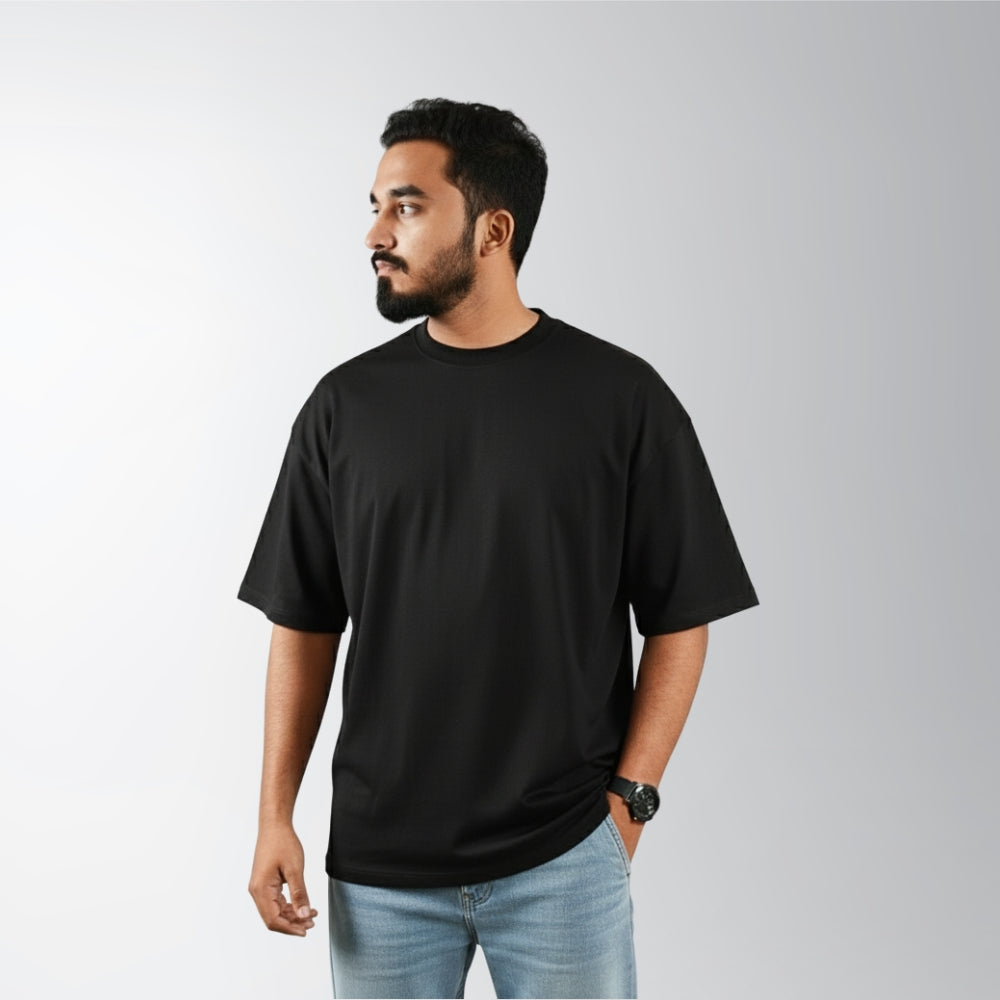 Solid Drop Shoulder T-shirt