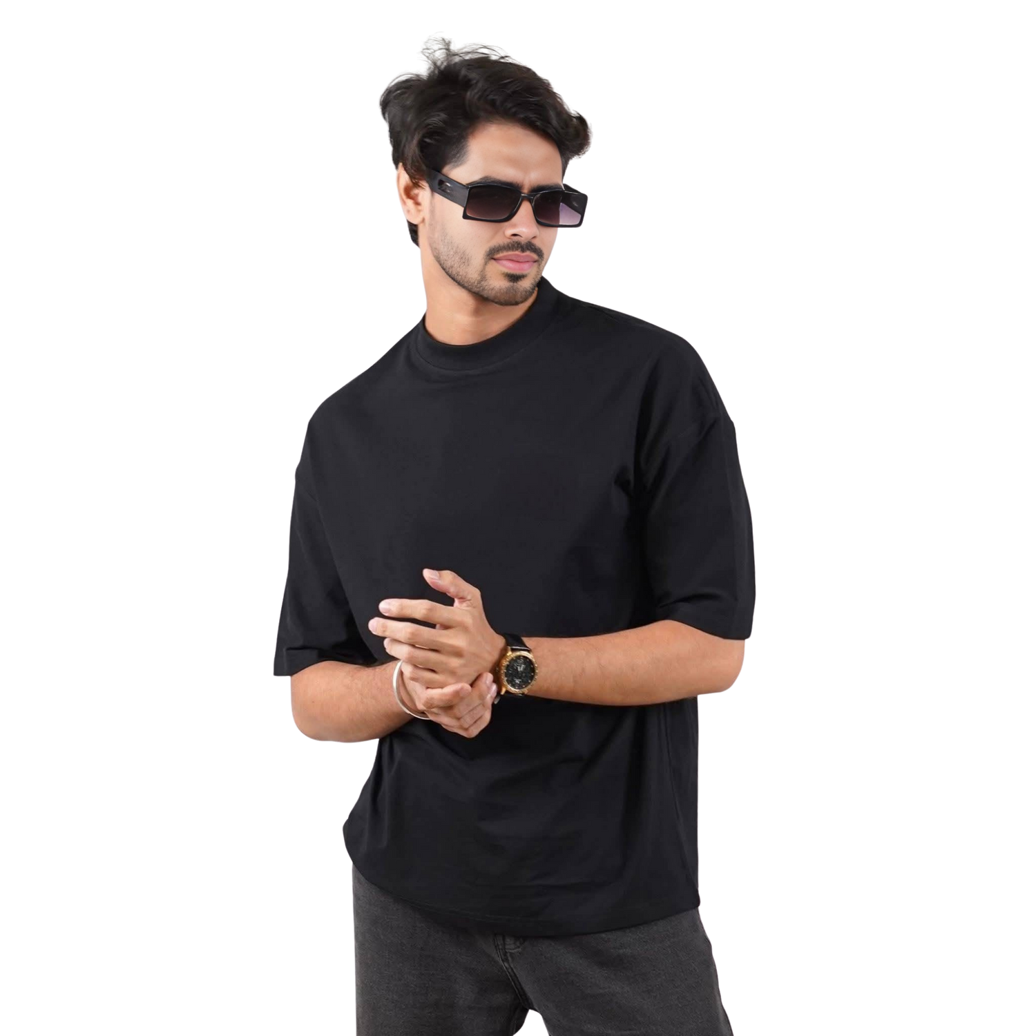 Solid Drop Shoulder T-shirt