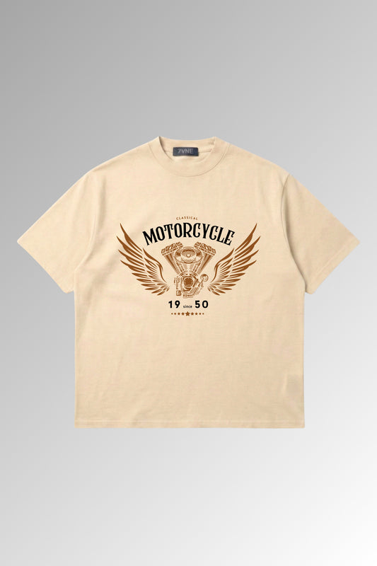 Classical Motorcyle - Oversized Drop Shoulder T-shirt