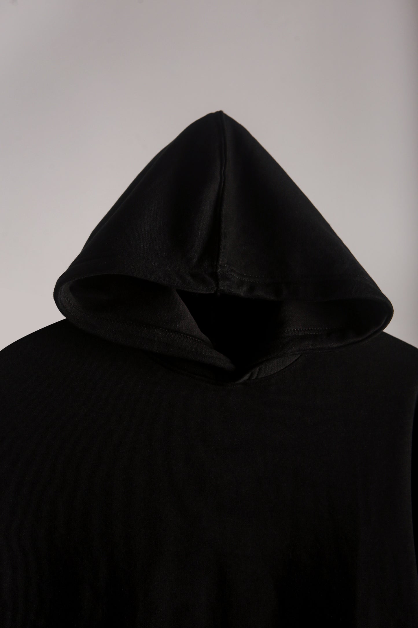 Solid Premium Oversized Hoodie - Black