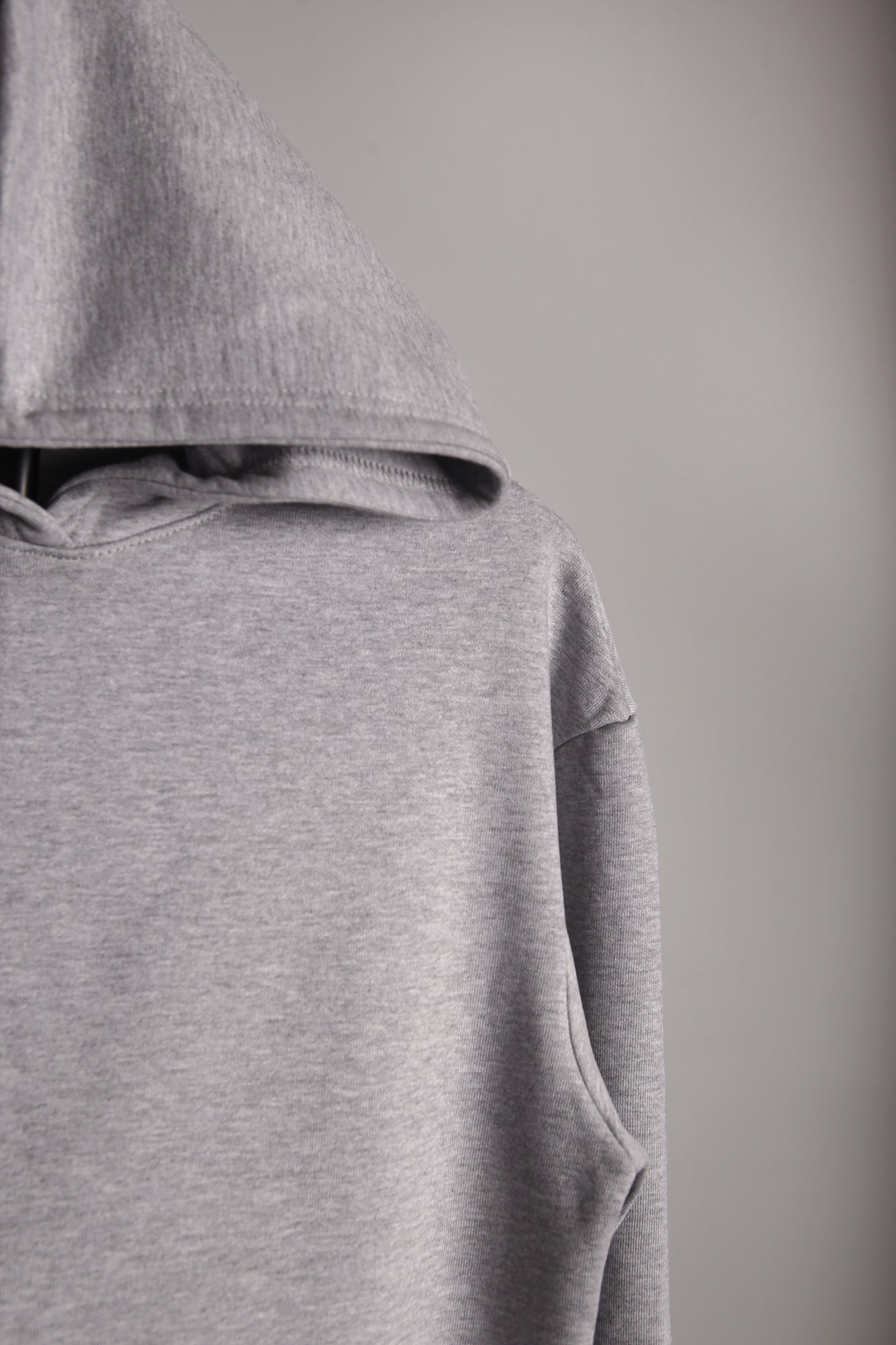 Solid Oversized Hoodie - Grey