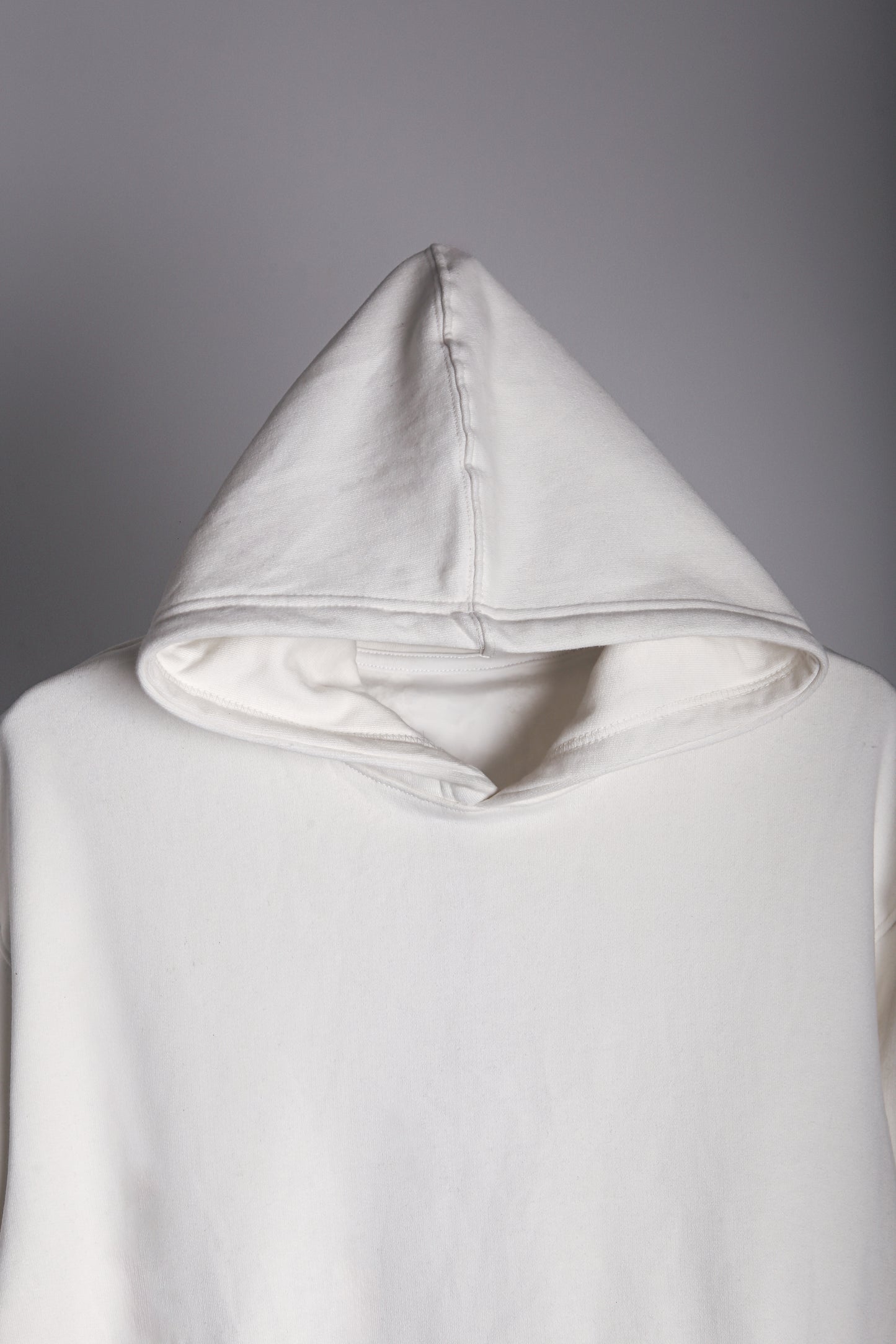 Solid Oversized Hoodie - White