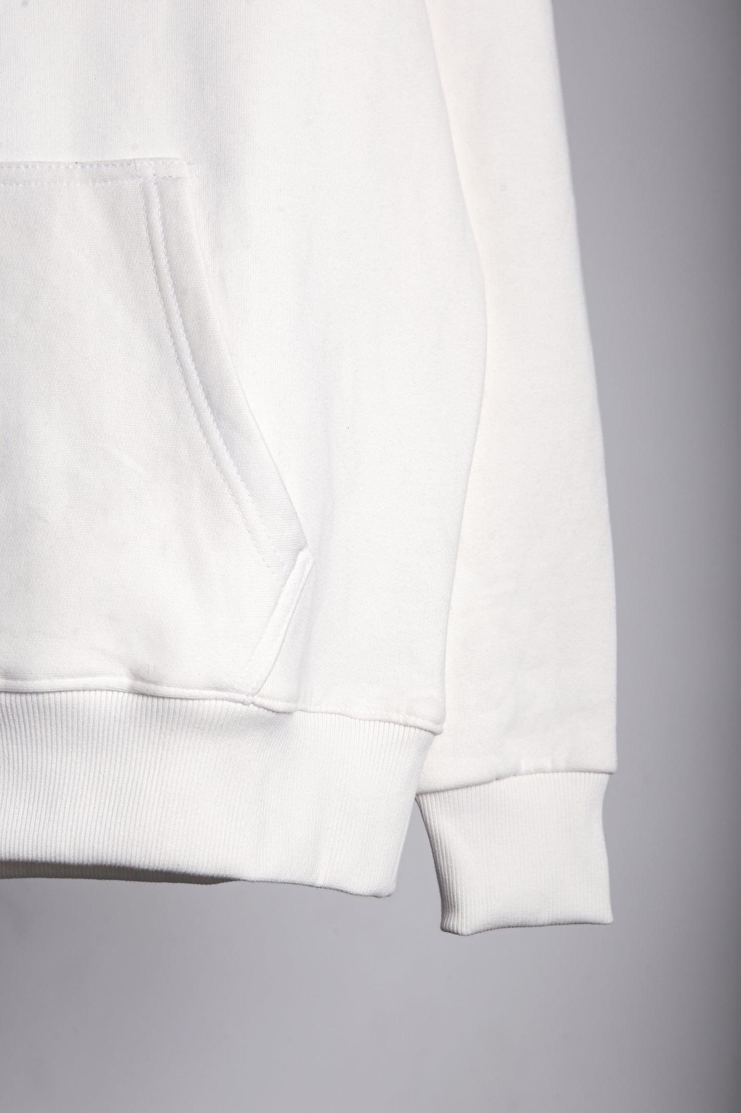 Solid Oversized Hoodie - White
