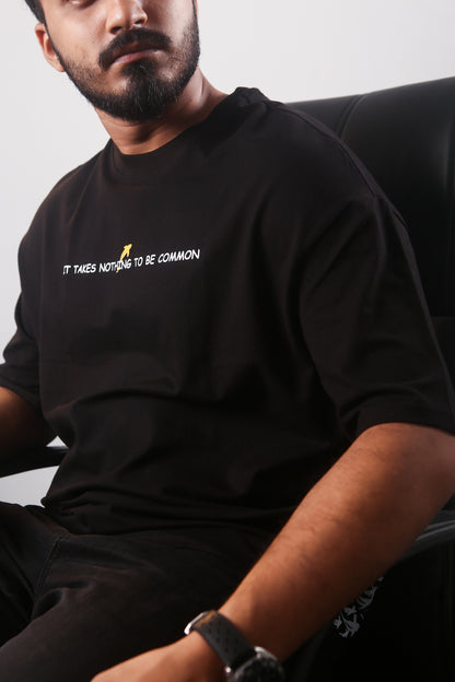 Fish Conceptual - Black Oversized Tshirt