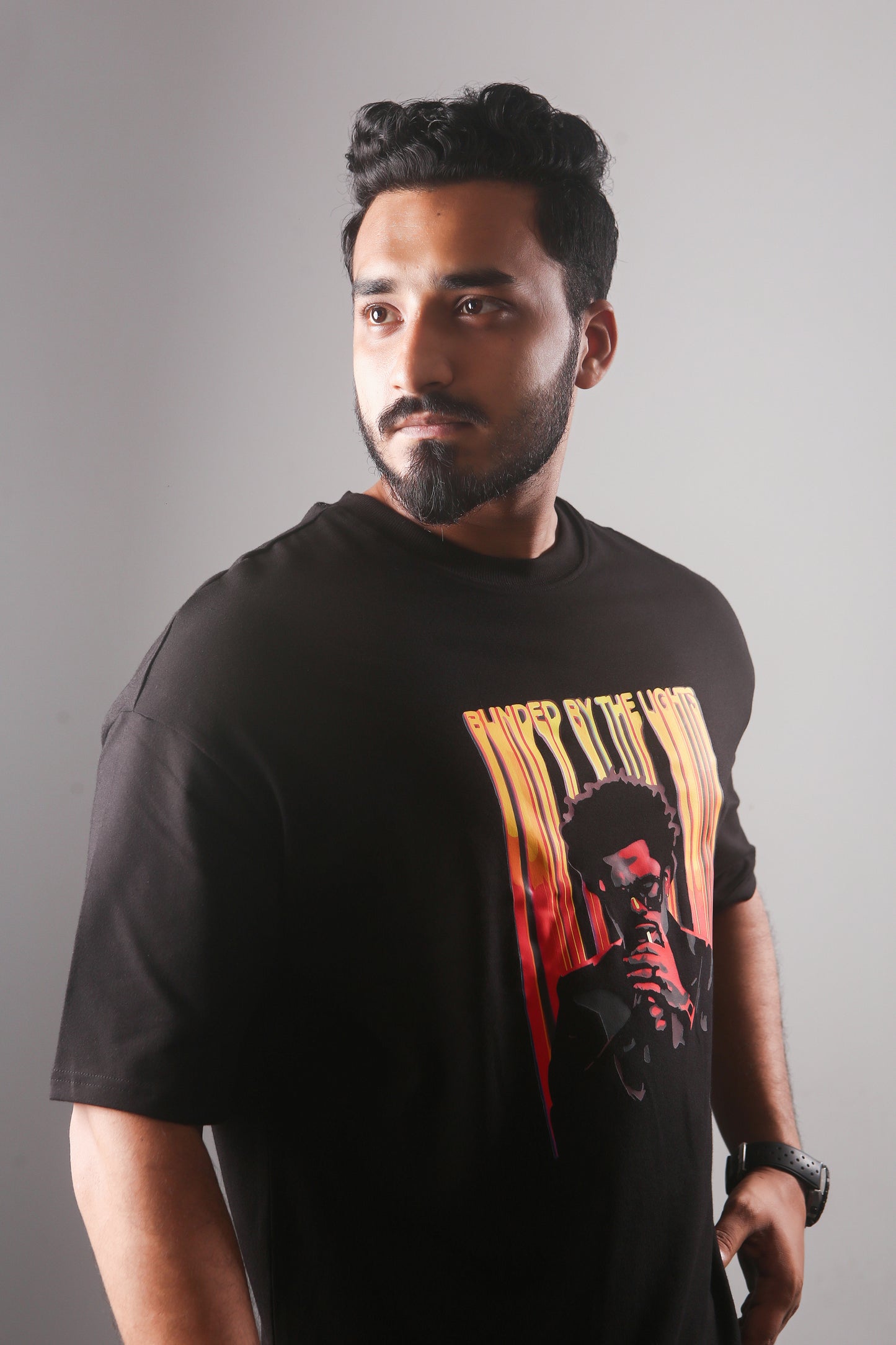 Blinded by the lights - Oversized Drop Shoulder T-shirt