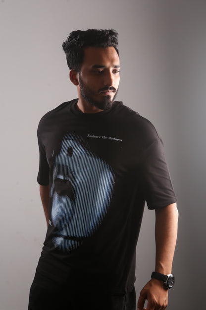 LUNATIC - Black Oversized Tshirt