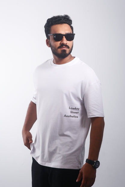 THE PORSCHE 911 - White Oversized Tshirt