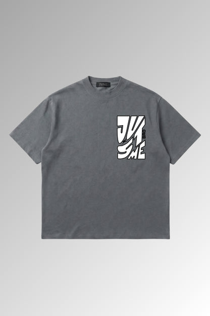 Just Me - Steel Grey Oversized Tshirt