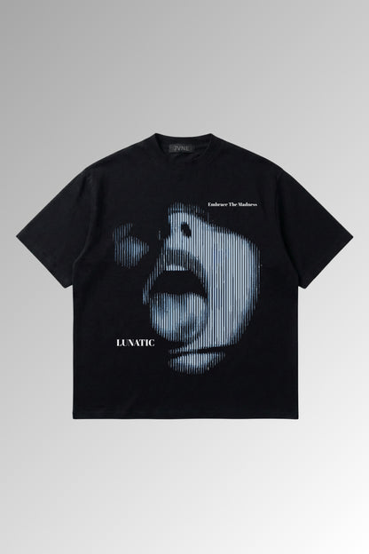 LUNATIC - Black Oversized Tshirt