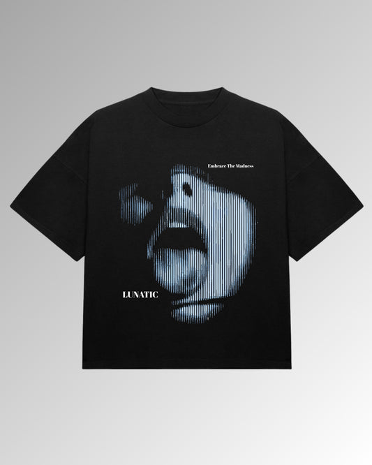 LUNATIC, Embrace The Madness - Oversized T-shirt - Black