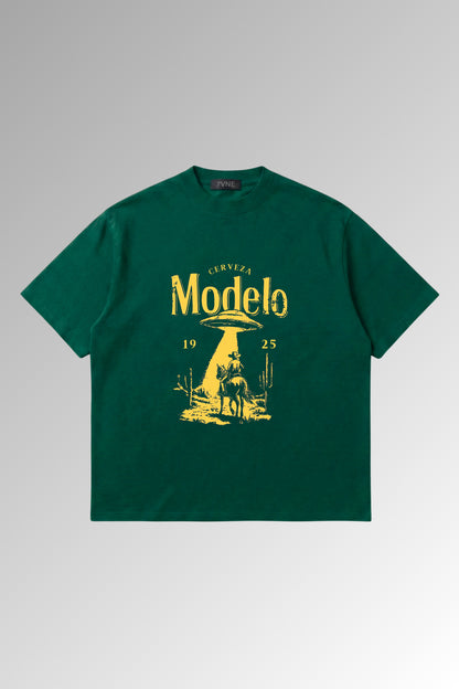 Modelo - Bottle Green Oversized Tshirt