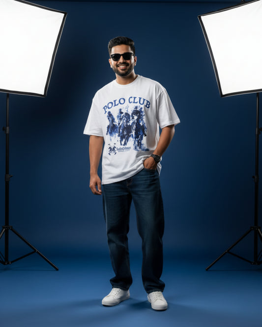 POLO CLUB - Drop Shoulder T-shirt