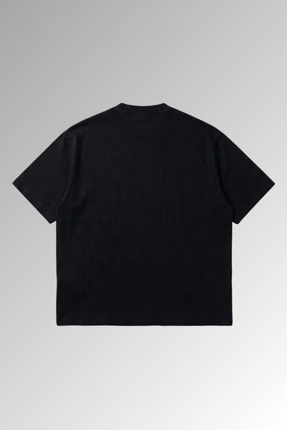 Galaxies Await - Black Oversized Tshirt