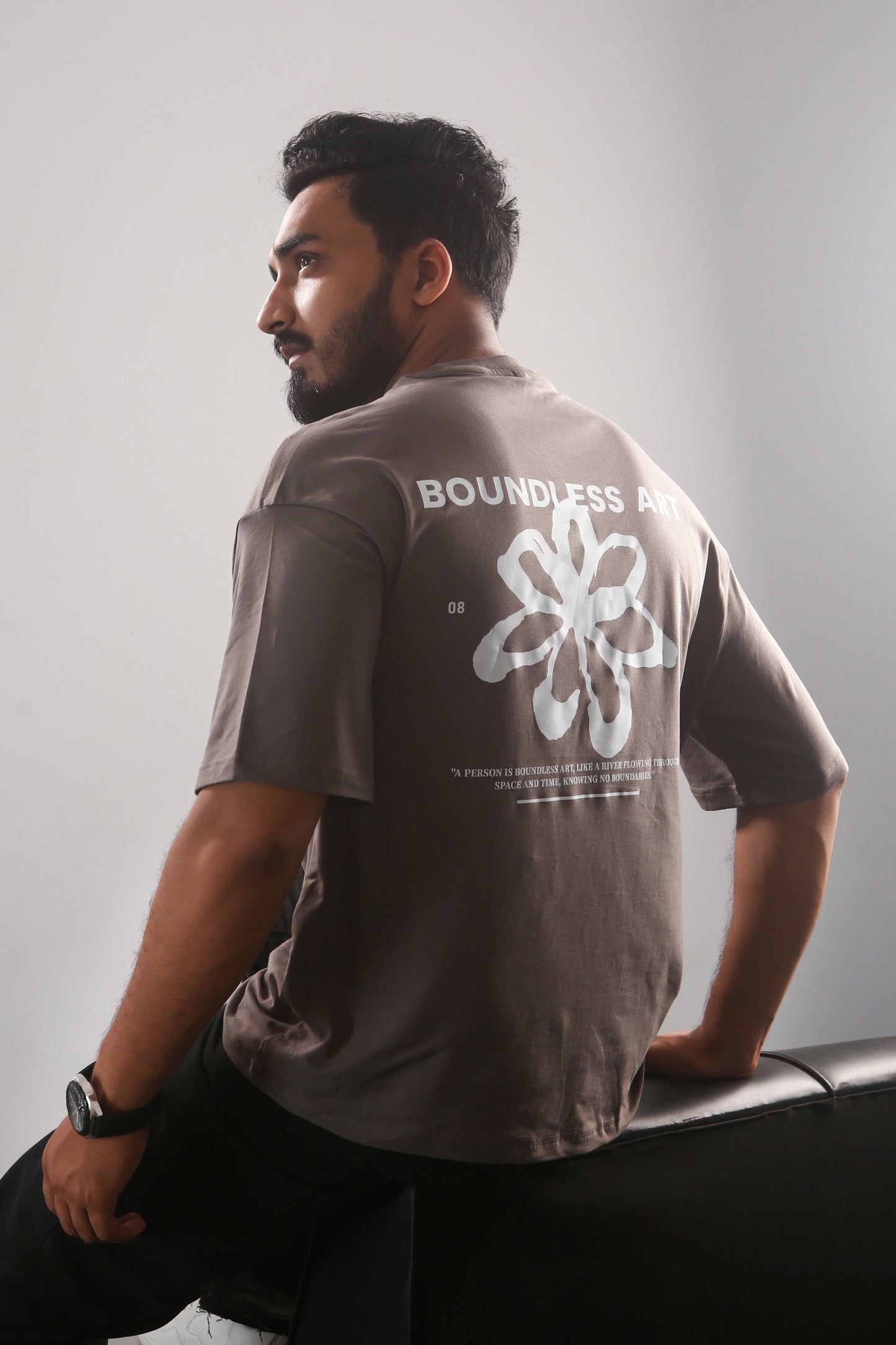 Boundless Art - Oversized Drop Shoulder T-shirt