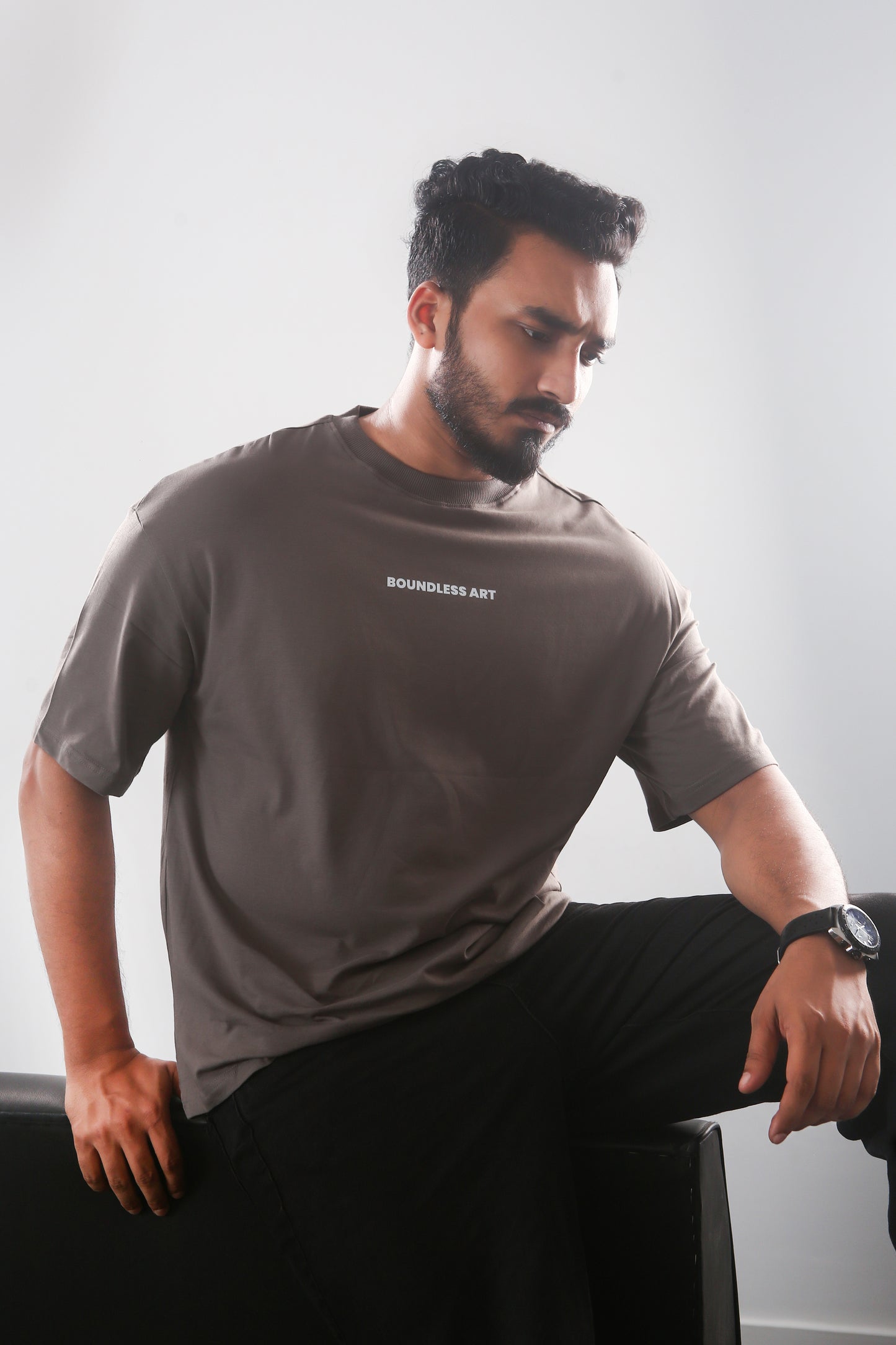 Boundless Art - Oversized Drop Shoulder T-shirt